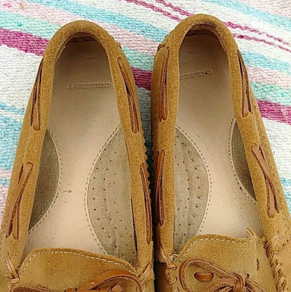 Land's End Leather Moccasins - Picture 2 of 7